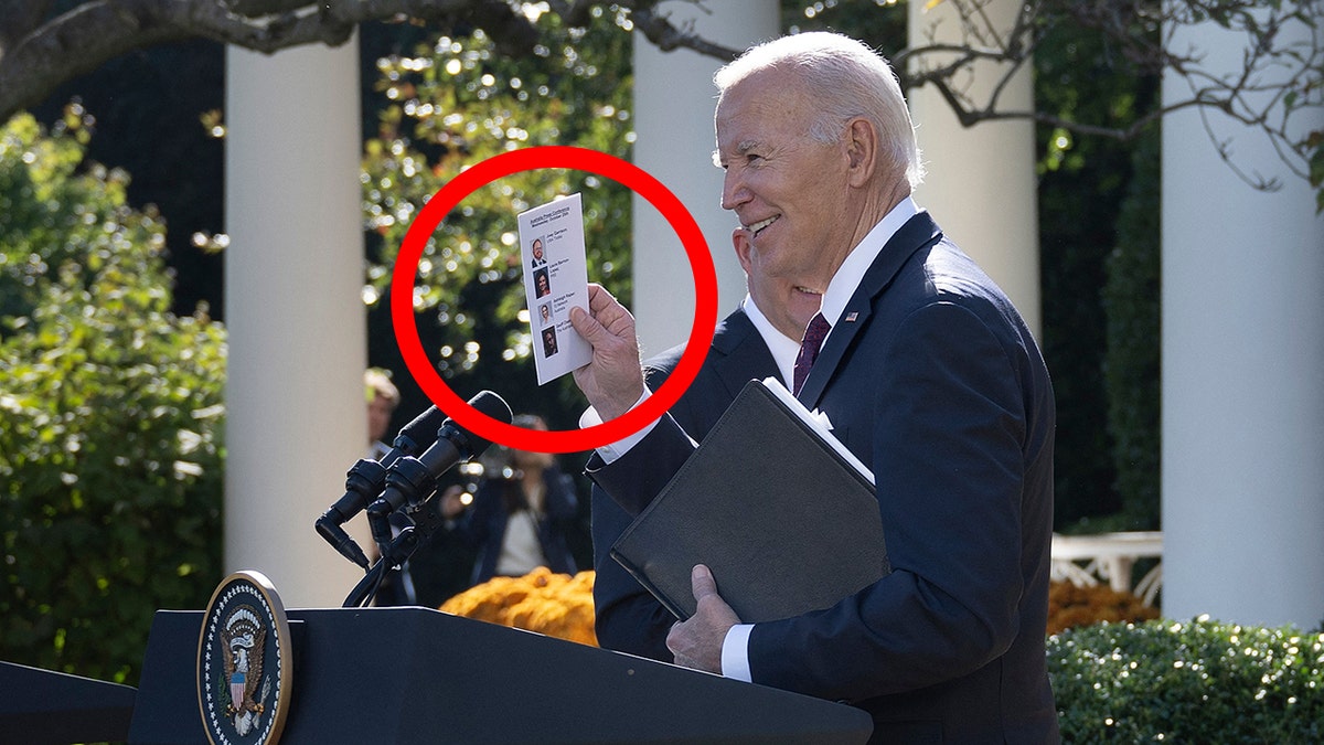 President Biden notes