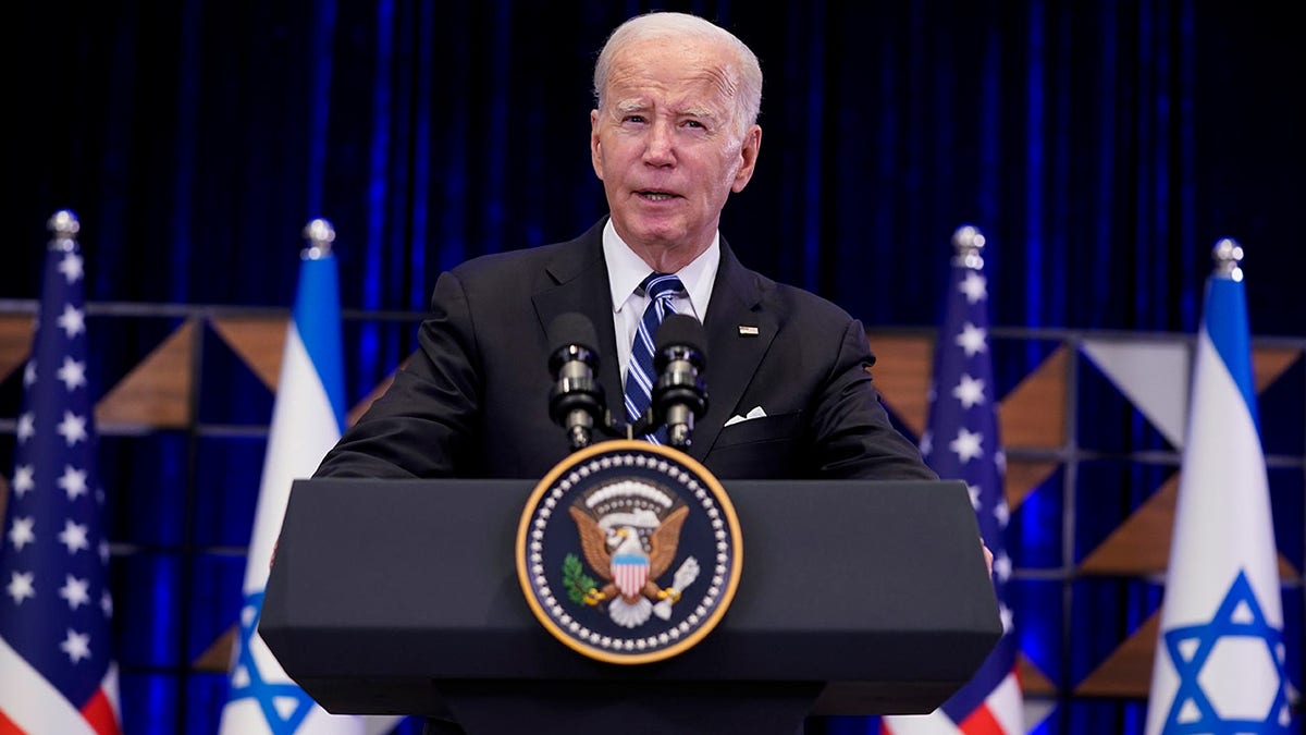 President Biden speaks in Israel