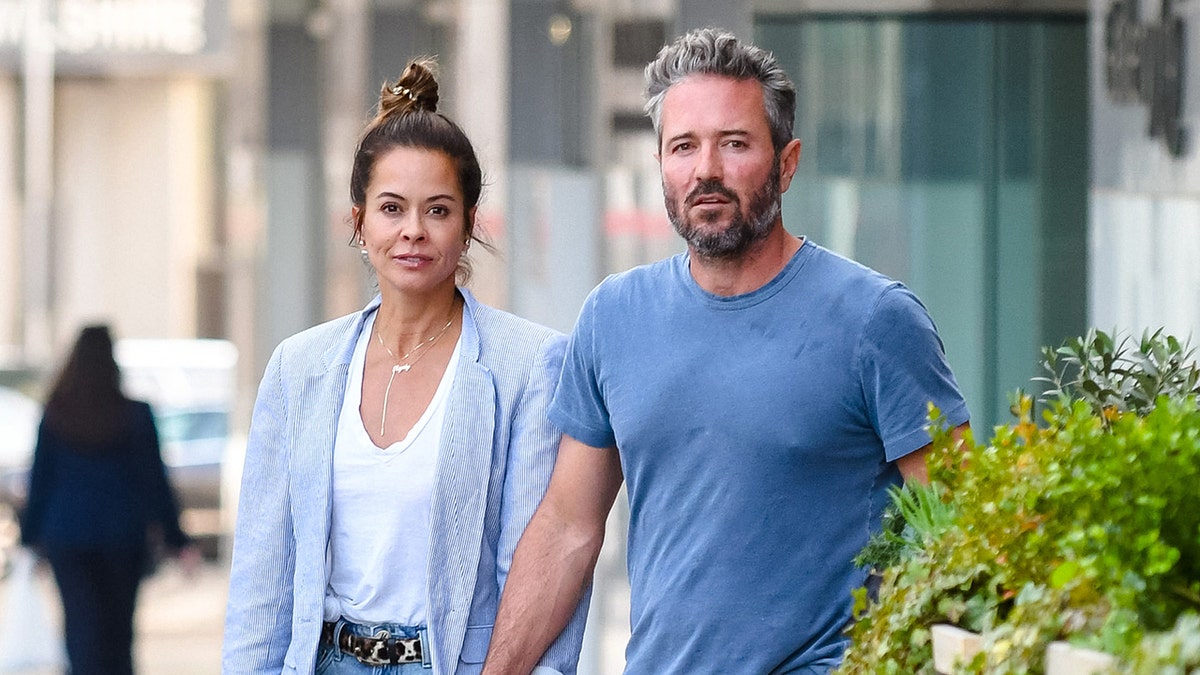 Brooke Burke and Scott Rigsby step out in Los Angeles