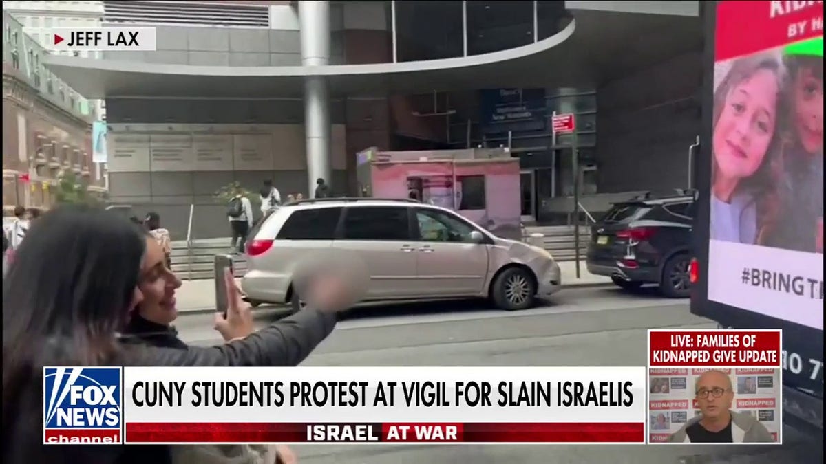 Students mocking Hamas hostages