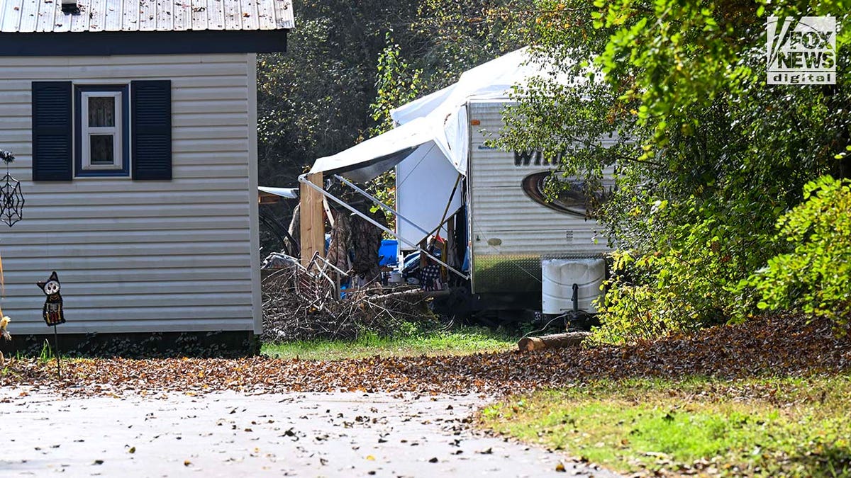 An exterior view of the home of Craig Nelson Ross Jr.