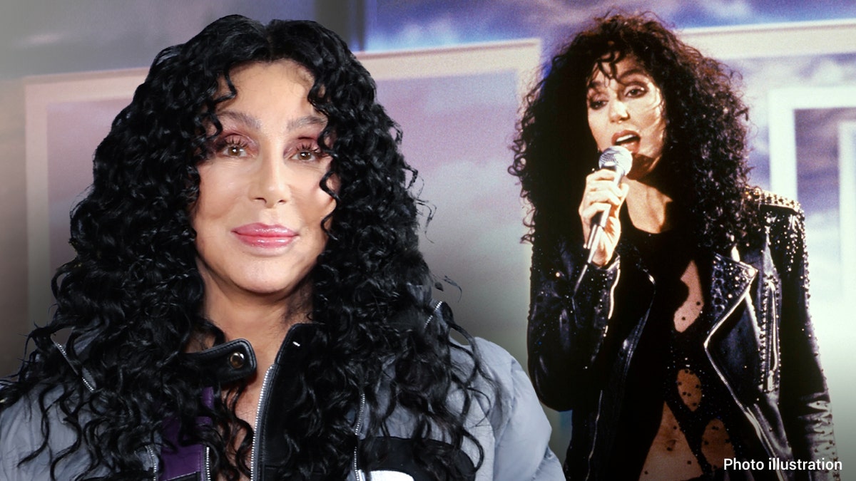 Cher at microphone