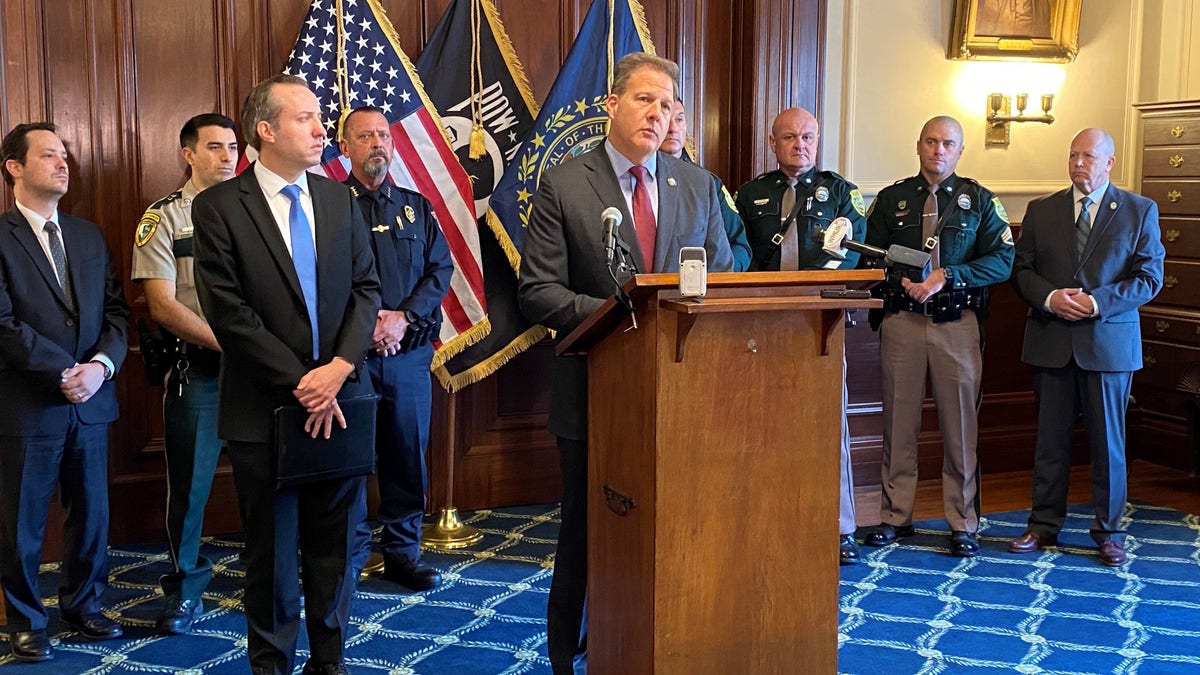 Sununu criticizes the Biden administration as he announces a new law enforcement task force on the northern border