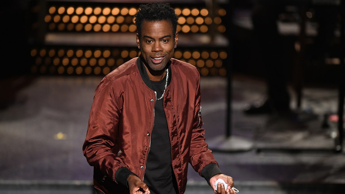 Chris Rock perfroming on stage