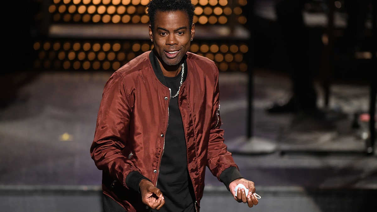 Chris Rock perfroming on stage