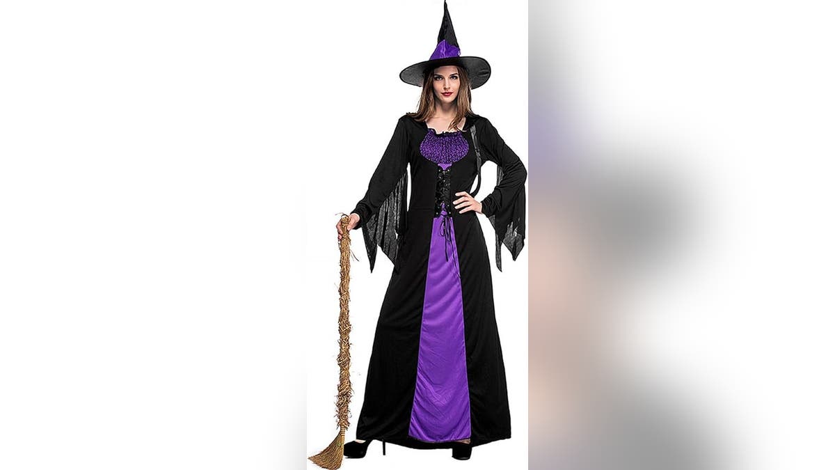 Colorful House Women Wicked Witch Costume