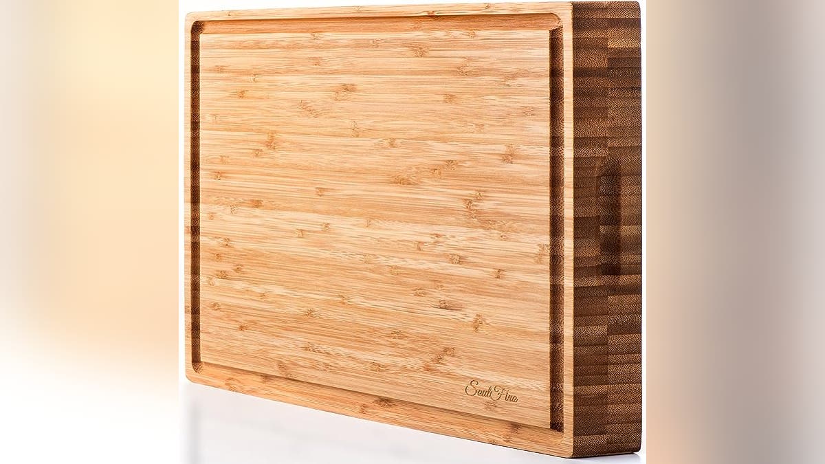 EXTRA LARGE Organic Bamboo Cutting Board & Butcher Block