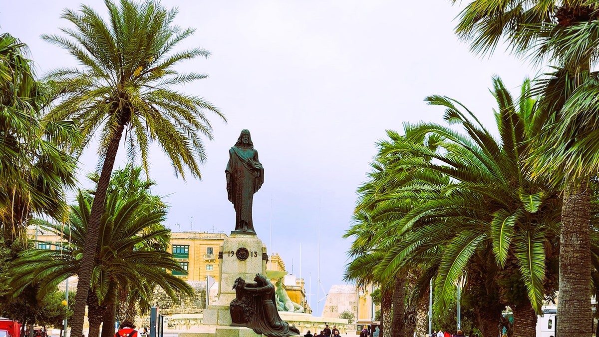 Statue de Jésus Christ à Floriana, Malte