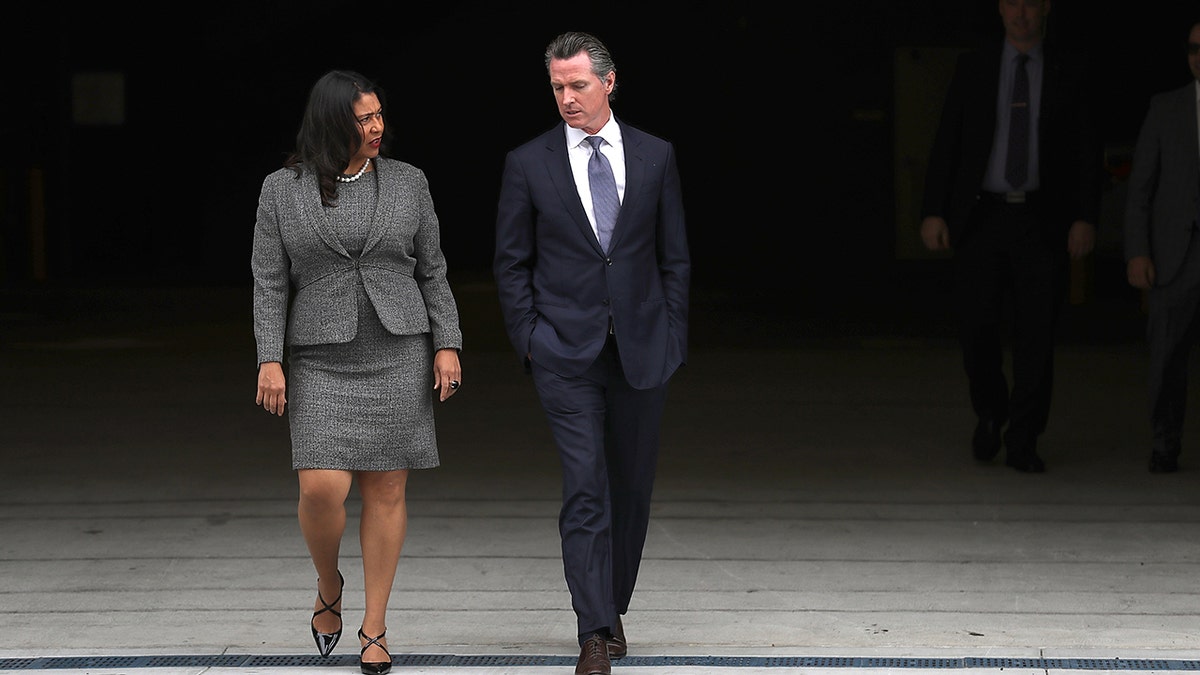 Gavin Newsom and London Breed