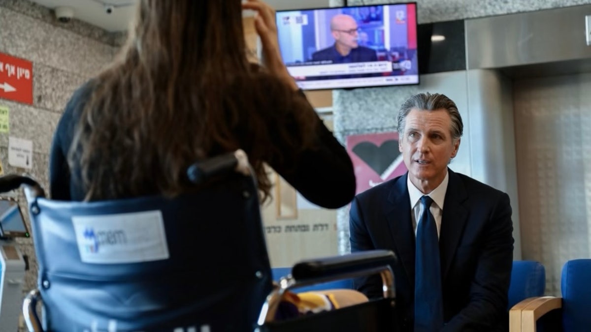 Gavin Newsom bezoekt Israël