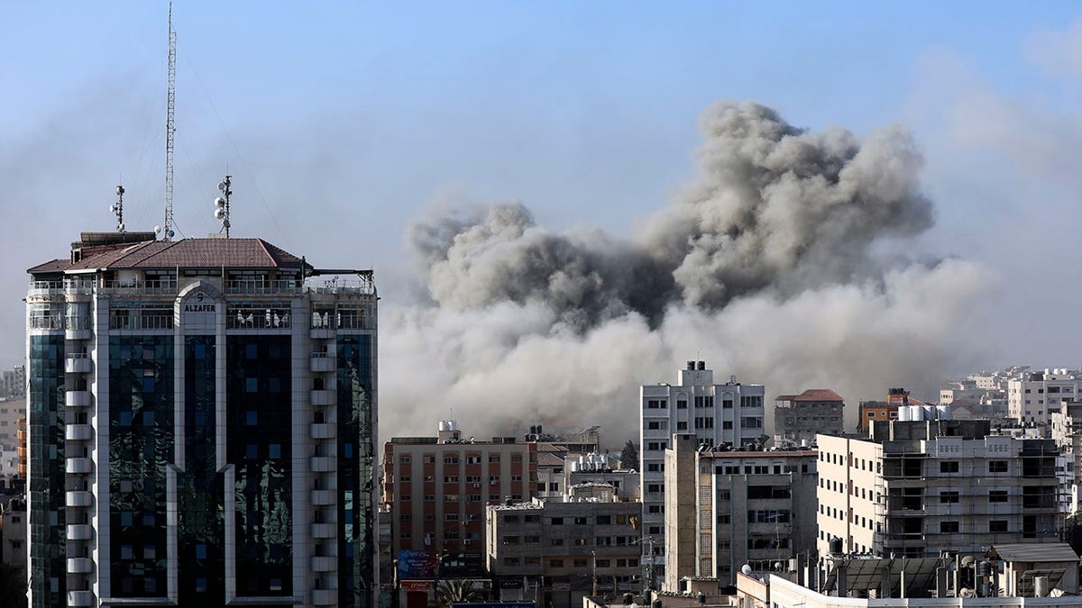 Israel airstrike on Gaza City