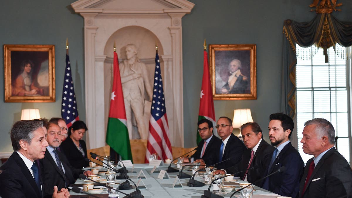 Blinken meets with King Abdullah II