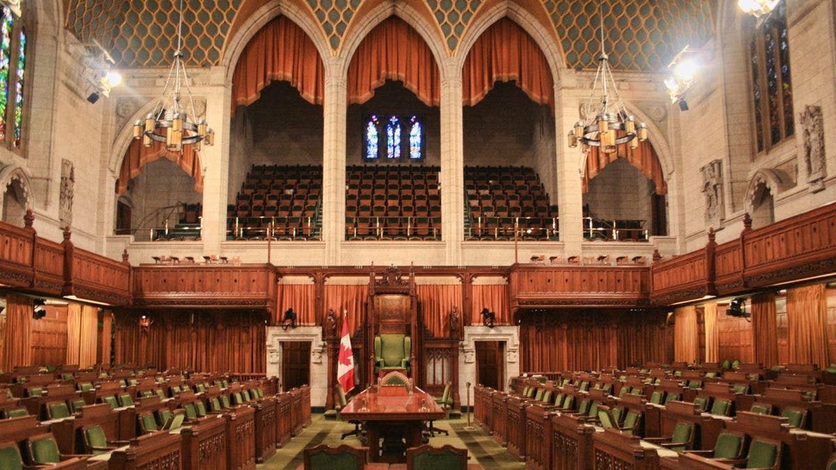 Cámara de los Comunes en el Parlamento de Canadá