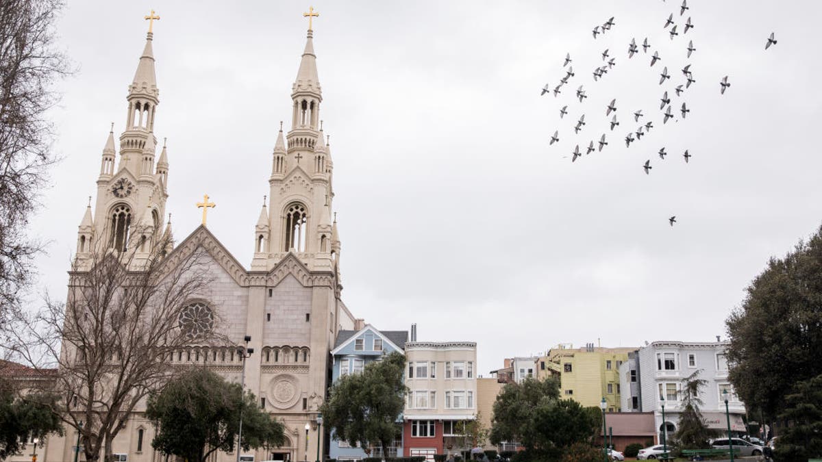 Cathedral church in California