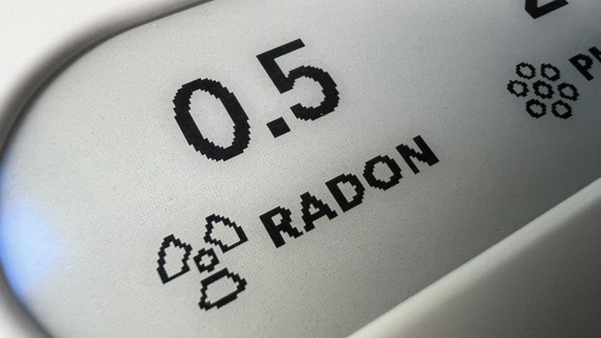 Radon test kit