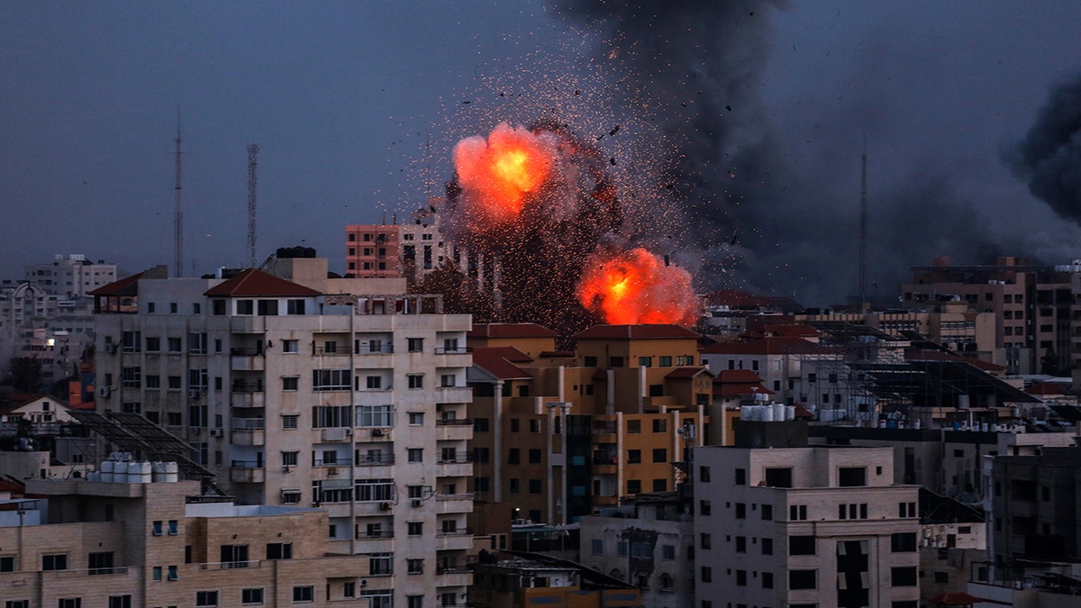 Air strike in Gaza City