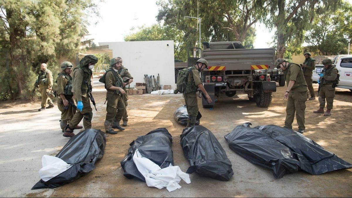 sacos para cadáveres soldados israelenses