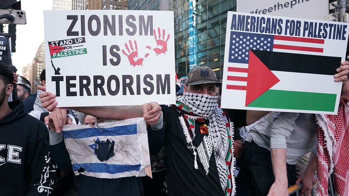 pro-Palestine protests successful Times Square