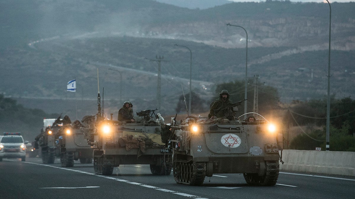 Israeli armored vehicles by border