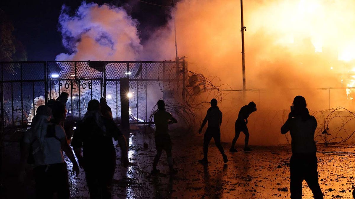 Lebanese Protesters Gather Near U.S. Embassy In Beirut After Gaza ...