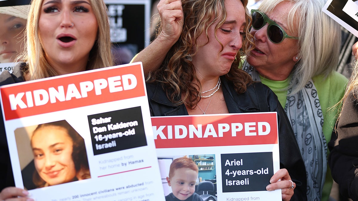 Protest in London over the Israeli hostages