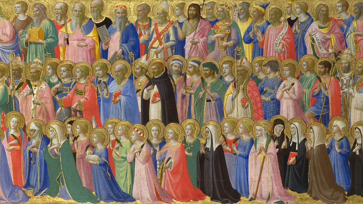 The Forerunners of Christ with Saints and Martyrs 