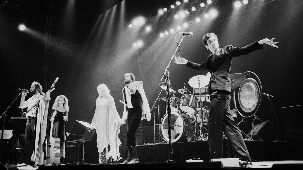Fleetwood Mac performing in London in 1980.