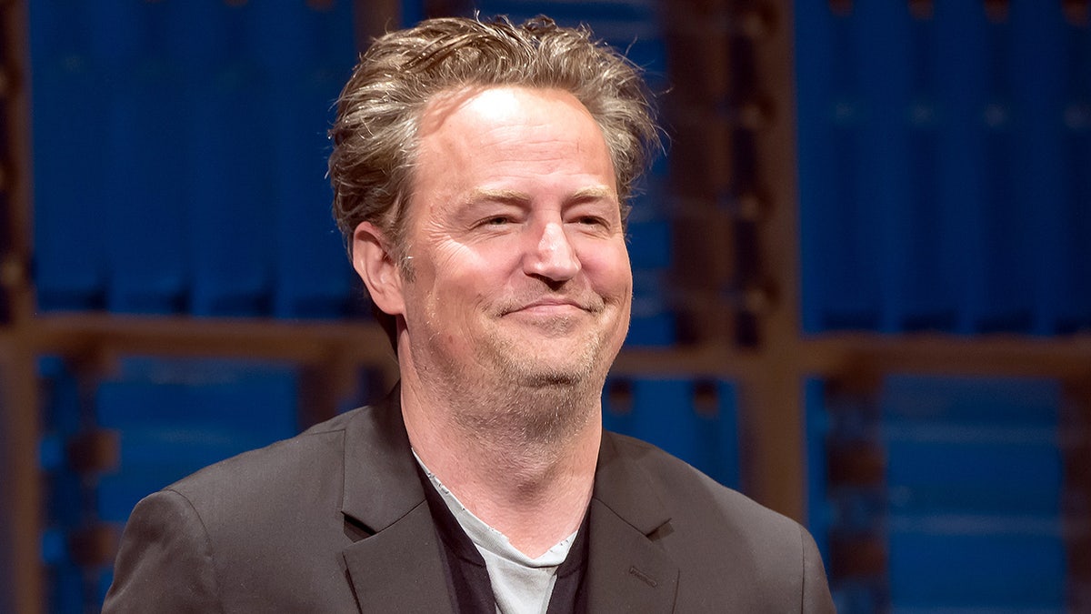 Matthew Perry smiling