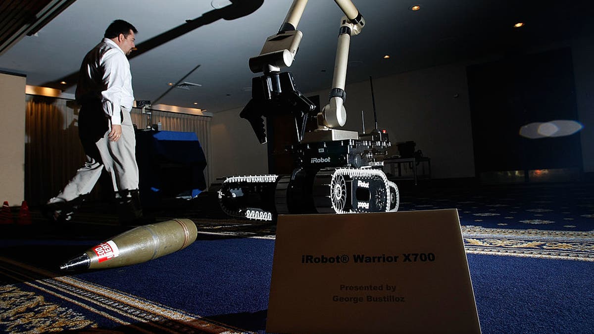 Military iRobot on display