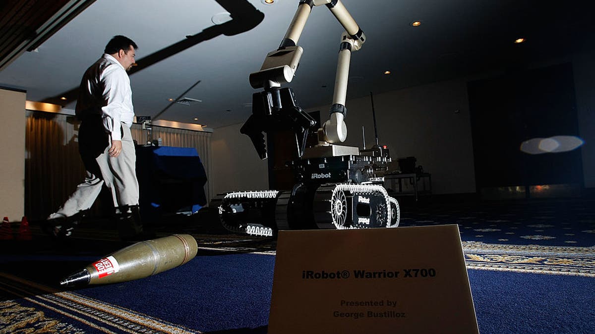 Military iRobot on display