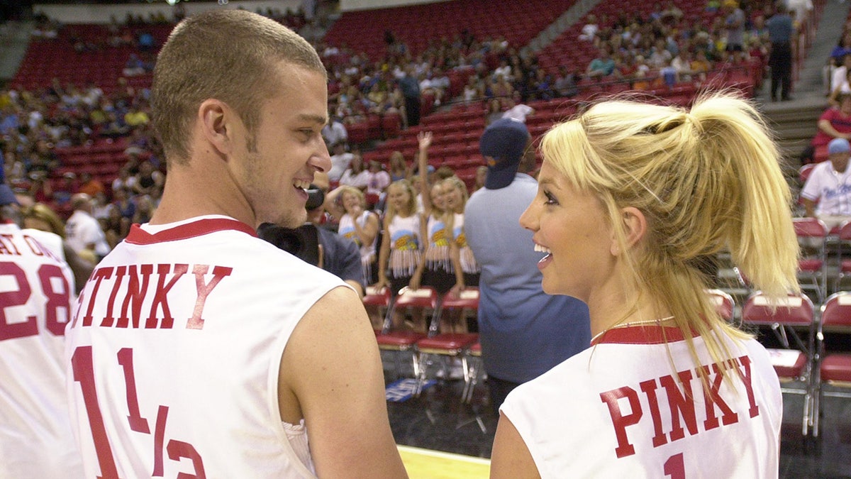 A photo of Justin Timberlake and Britney Spears