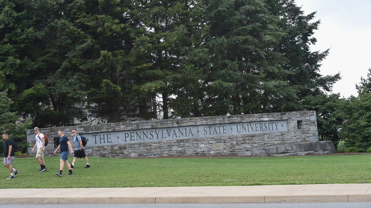 Penn State University campus sign