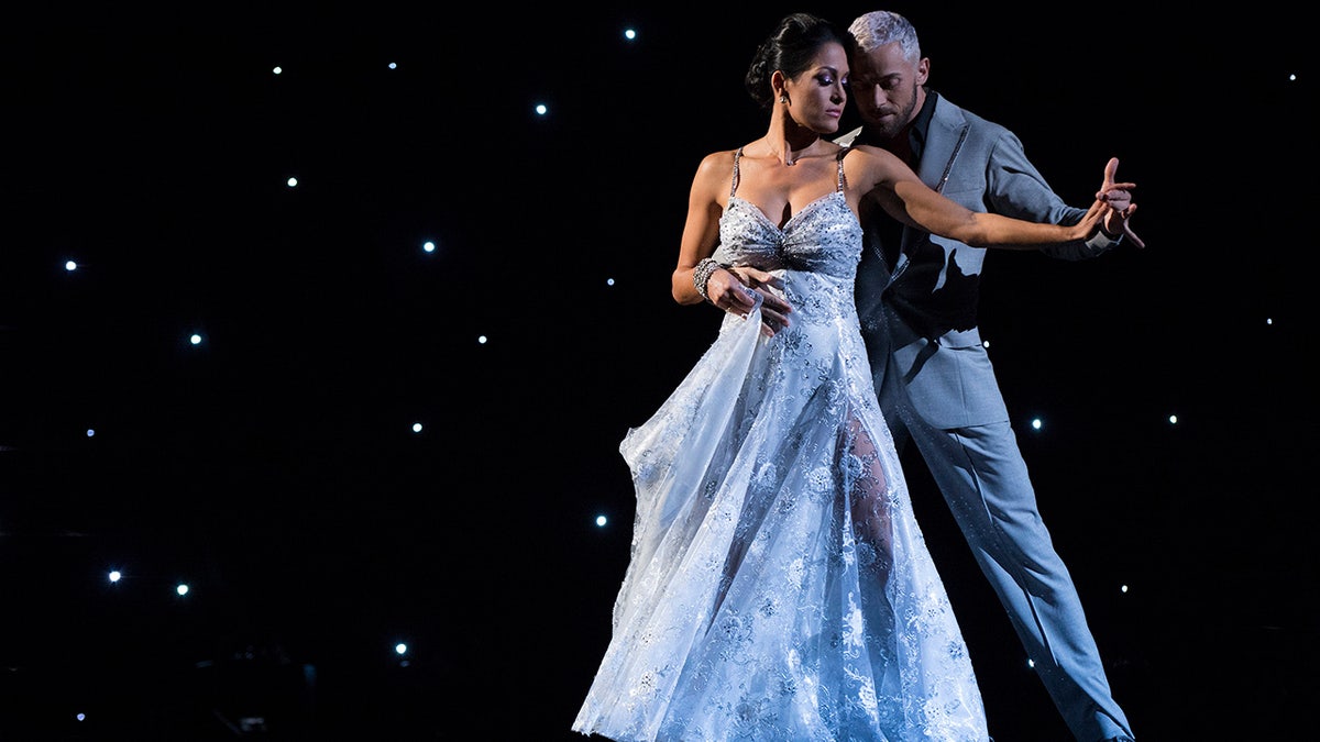 Nikki Bella and Artem Chigvintsev on the dance floor