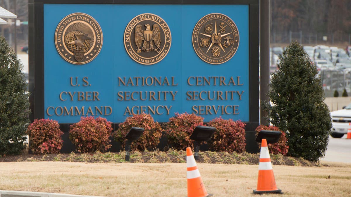 NSA and Cyber Command sign on Ft. Meade, Md.