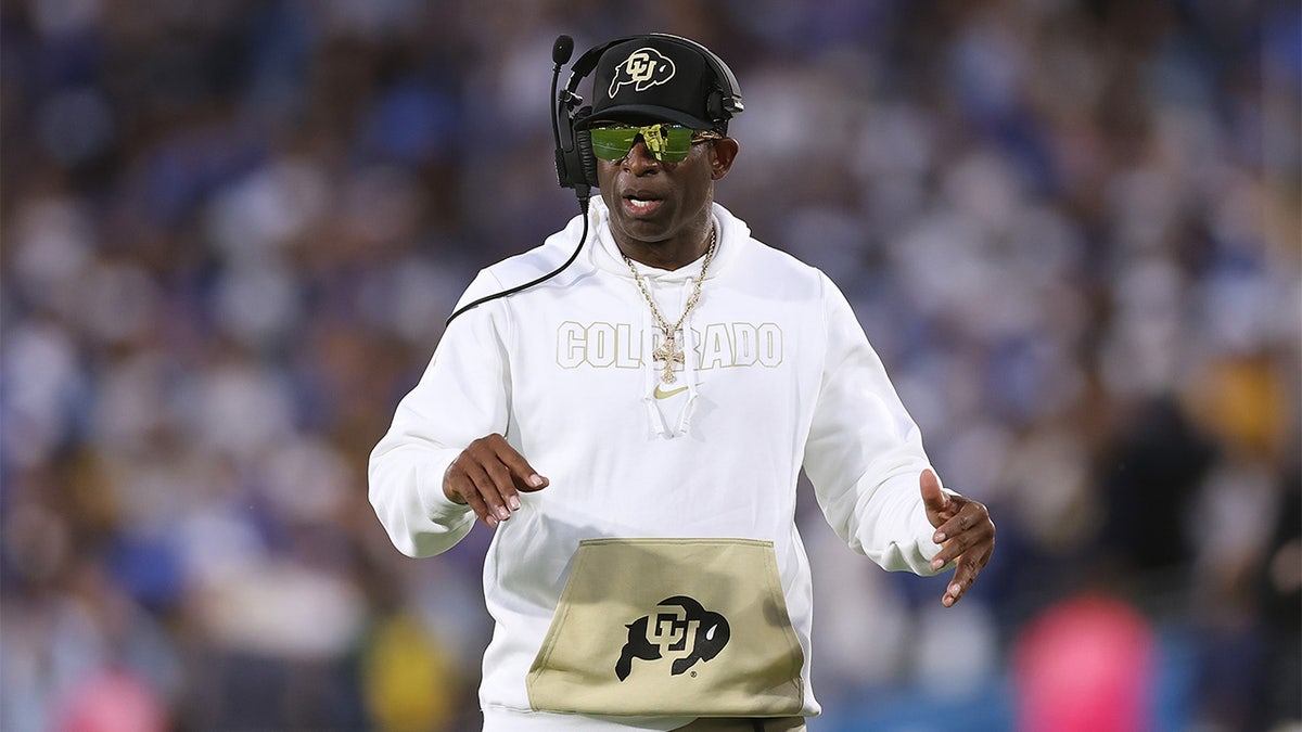 Deion Sanders coaches against UCLA