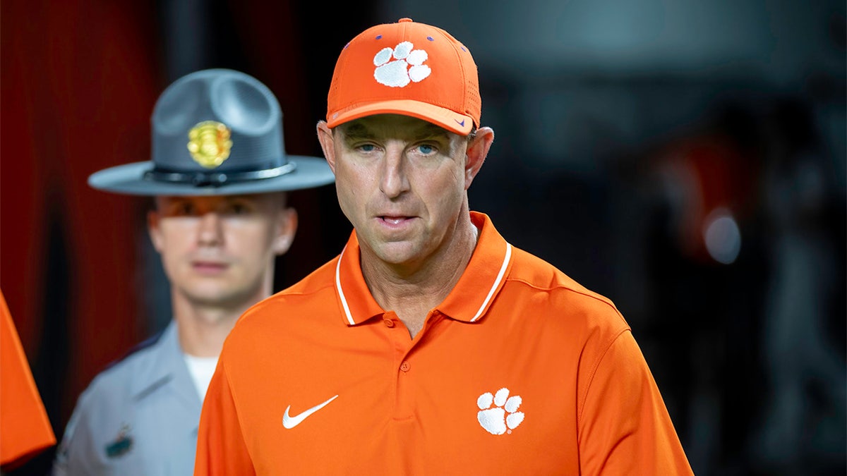 Dabo Swinney before a game against Miami