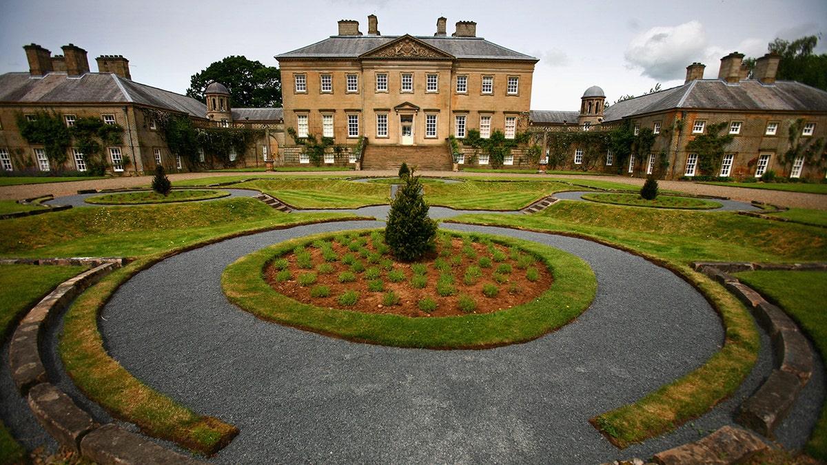 A close-up of the garden at Dumfries House