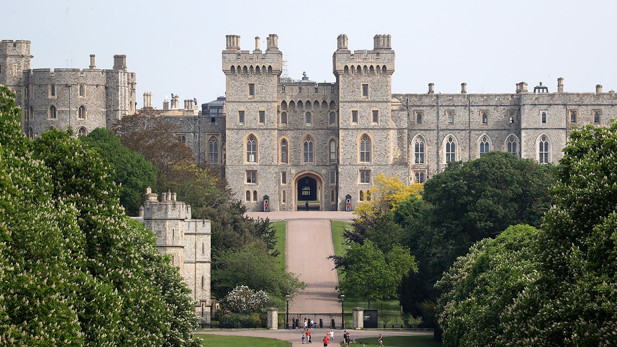 Close-up of Windsor Castle