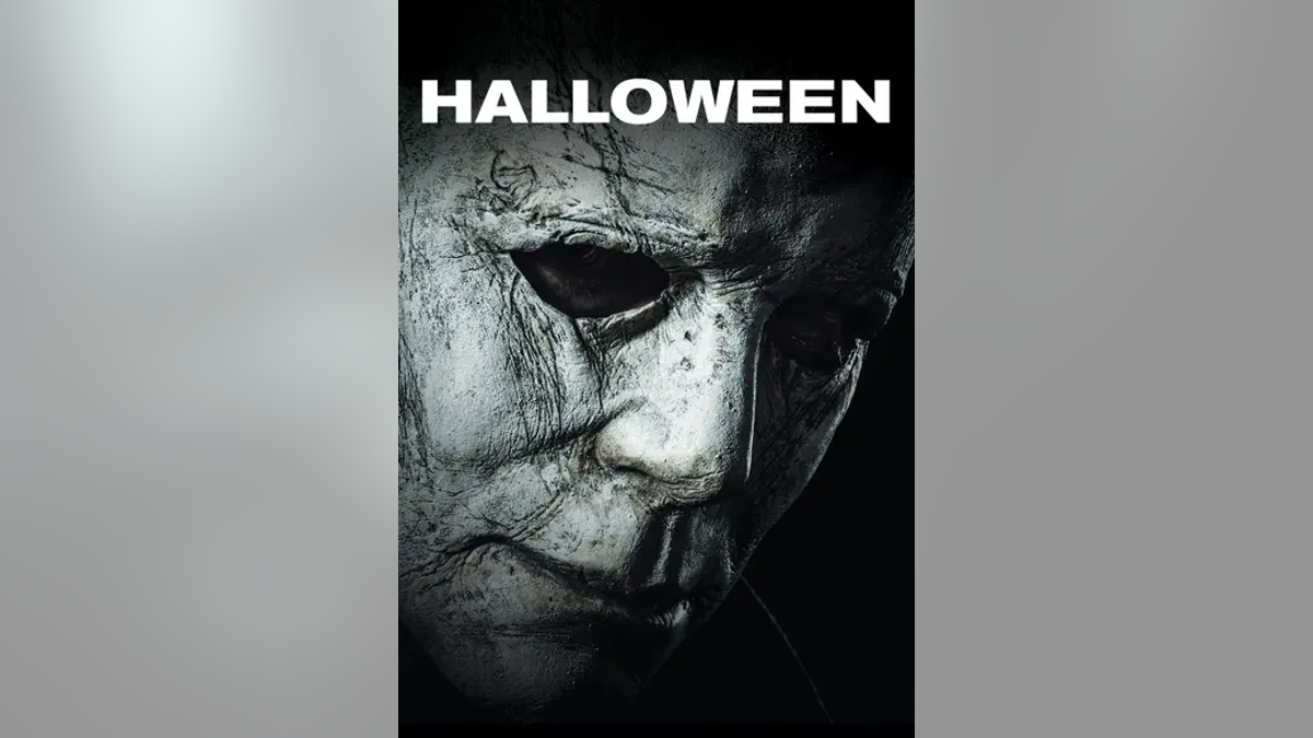 "Halloween" movie poster with Michael Myers on cover