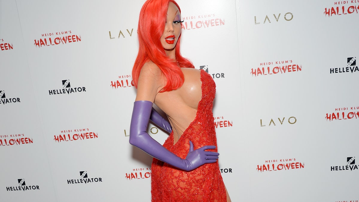 Heidi Klum si è vestita da Jessica Rabbit