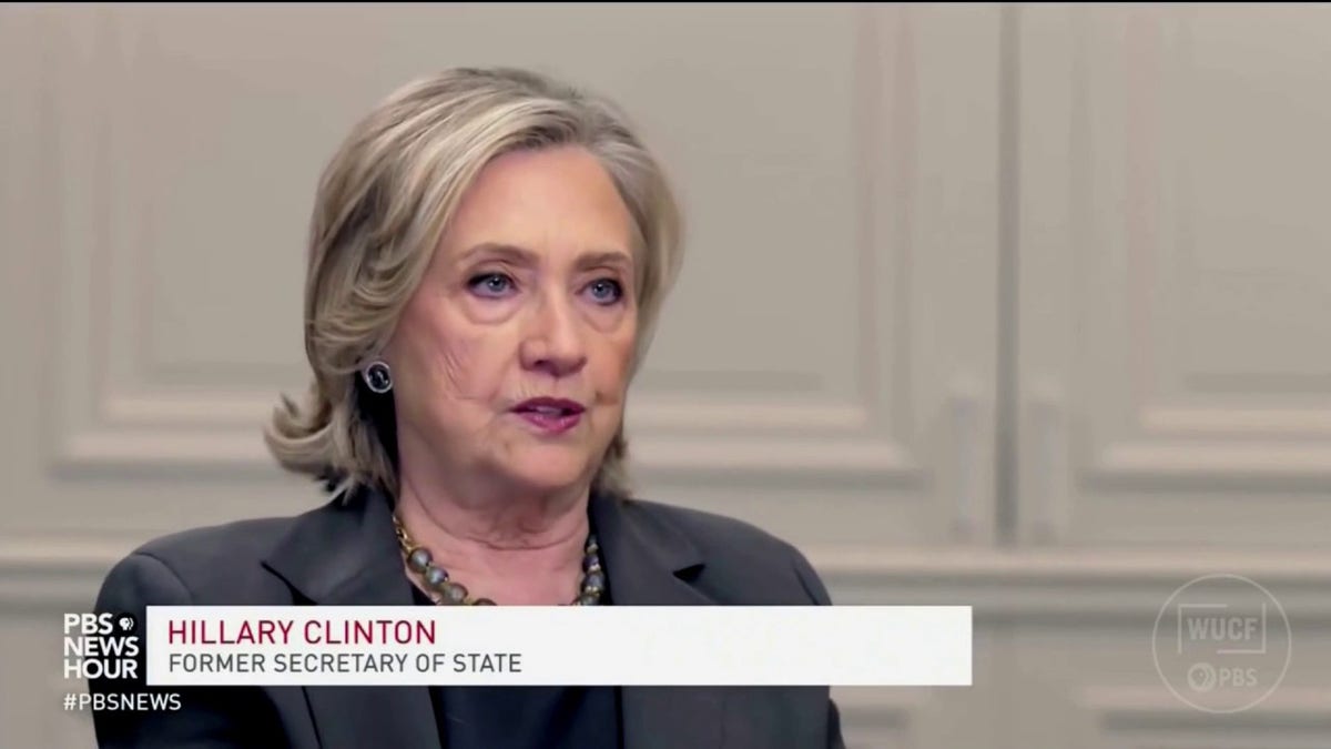 Hillary Clinton em "Jornal PBS"