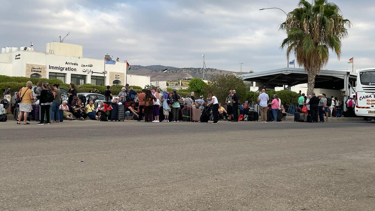 American tourists at customs in Georgia