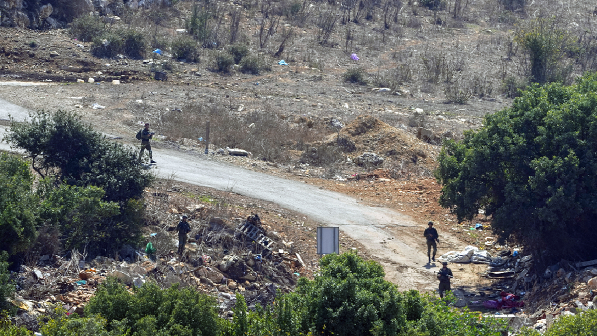 Israel soldiers Lebanon border