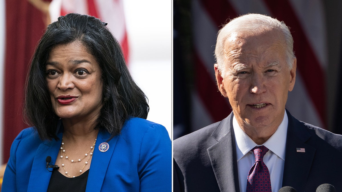 Rep. Jayapal and President Biden