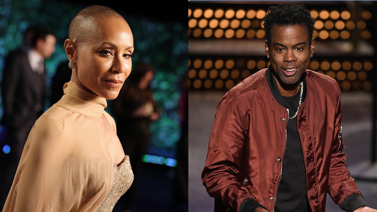 Schermo condiviso di Jada Pinkett Smith e Chris Rock