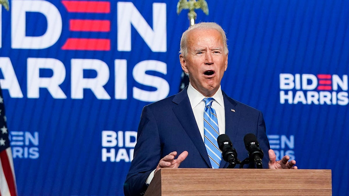 Joe Biden at a campaign event