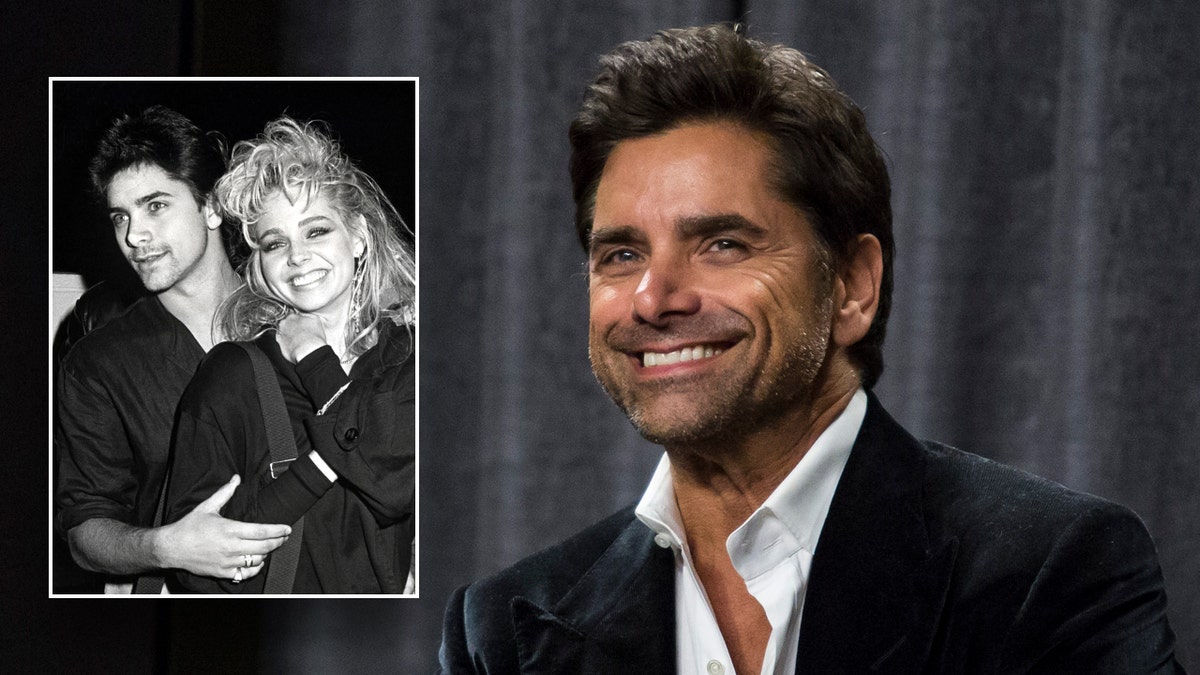 John Stamos when he was dating Teri Copley