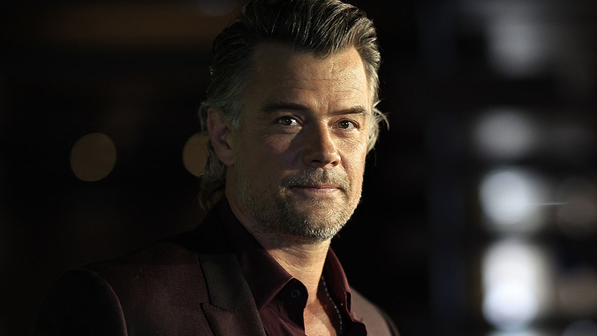 Close up of Josh Duhamel looking serious