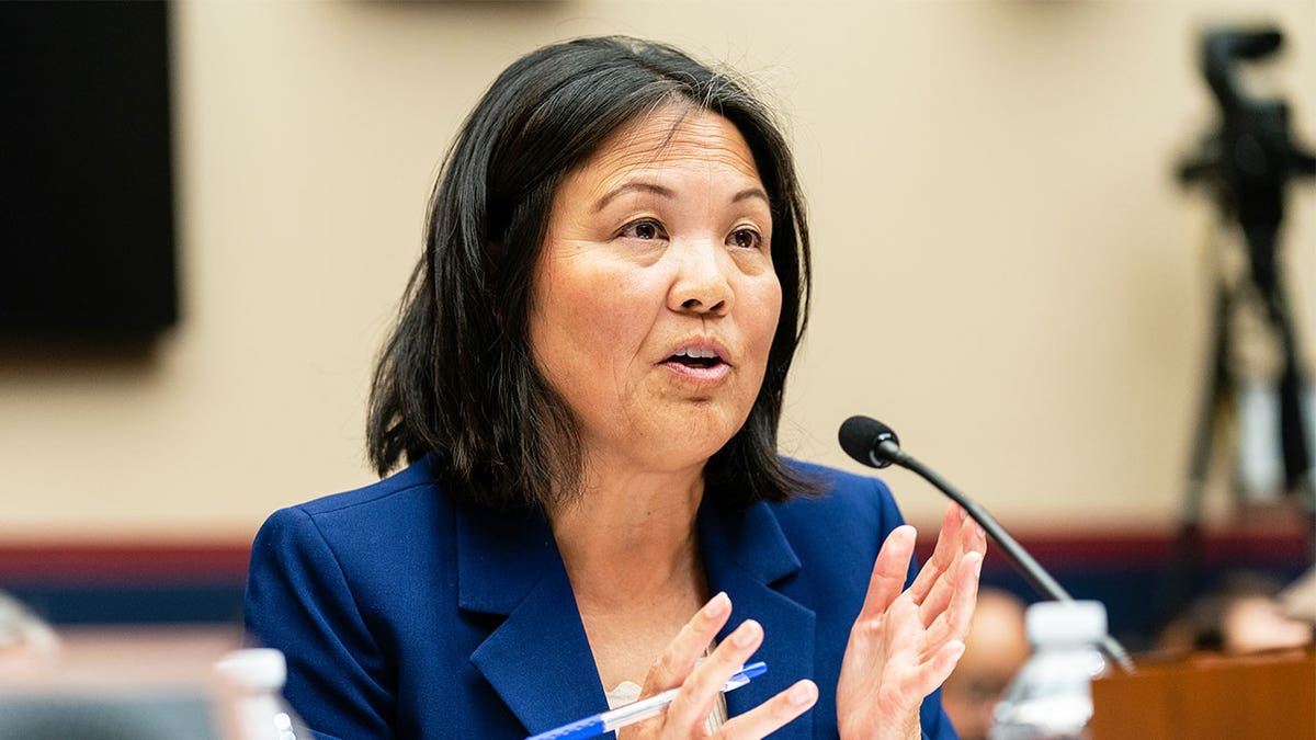 acting Labor Secretary Julie Su testifying to Congress