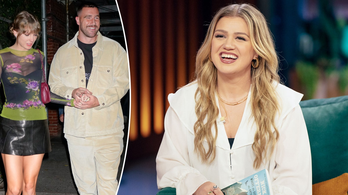 Travis Kelce and Taylor Swift split with Kelly Clarkson